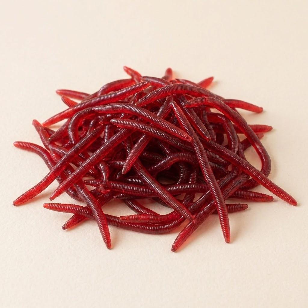 50PCS Lifelike Fishy Smell Red Soft Lures Simulation Earthworm Luminous Worms Artificial Fishing Lure
50PCS Lifelike Fishy Smell Red Soft Lures Simulation Earthworm Luminous Worms Artificial Fishing Lure