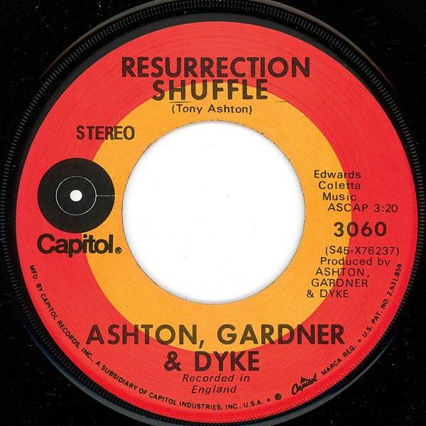 7-дюймовая пластинка ASHTON GARDNER DYKE Resurrection Shuffle 3060 Capitol Records 1971 США Рок Б/у
7-дюймовая пластинка ASHTON GARDNER DYKE Resurrection Shuffle 3060 Capitol Records 1971 США Рок Б/у