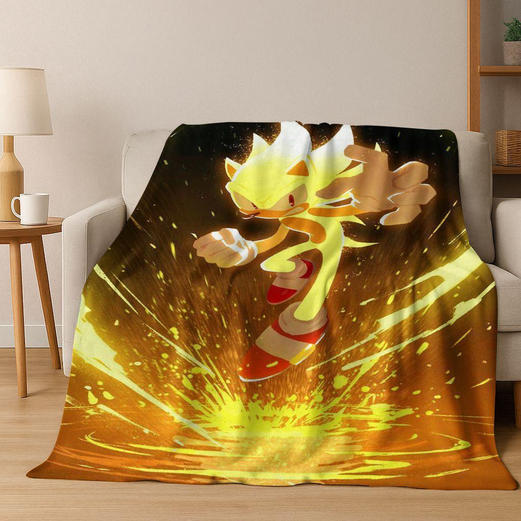 Classic S-Sonic Game Cartoon Hedgehog Flannel Blanket Soft Warm Throw Blanket for Bed Bedroom Room Living Room Travel Picnic Kid 75x90cm
Classic S-Sonic Game Cartoon Hedgehog Flannel Blanket Soft Warm Throw Blanket for Bed Bedroom Room Living Room Travel Picnic Kid 75x90cm