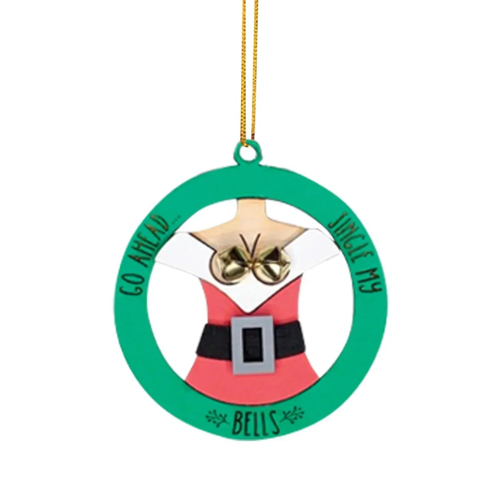 Cheerful Jingle My Bells Santa Butt Bell Ornament | Lightweight Sturdy Reusable Holiday Party & New Year Home Hanging Decor Material- Acrylic
Cheerful Jingle My Bells Santa Butt Bell Ornament | Lightweight Sturdy Reusable Holiday Party & New Year Home Hanging Decor Material- Acrylic