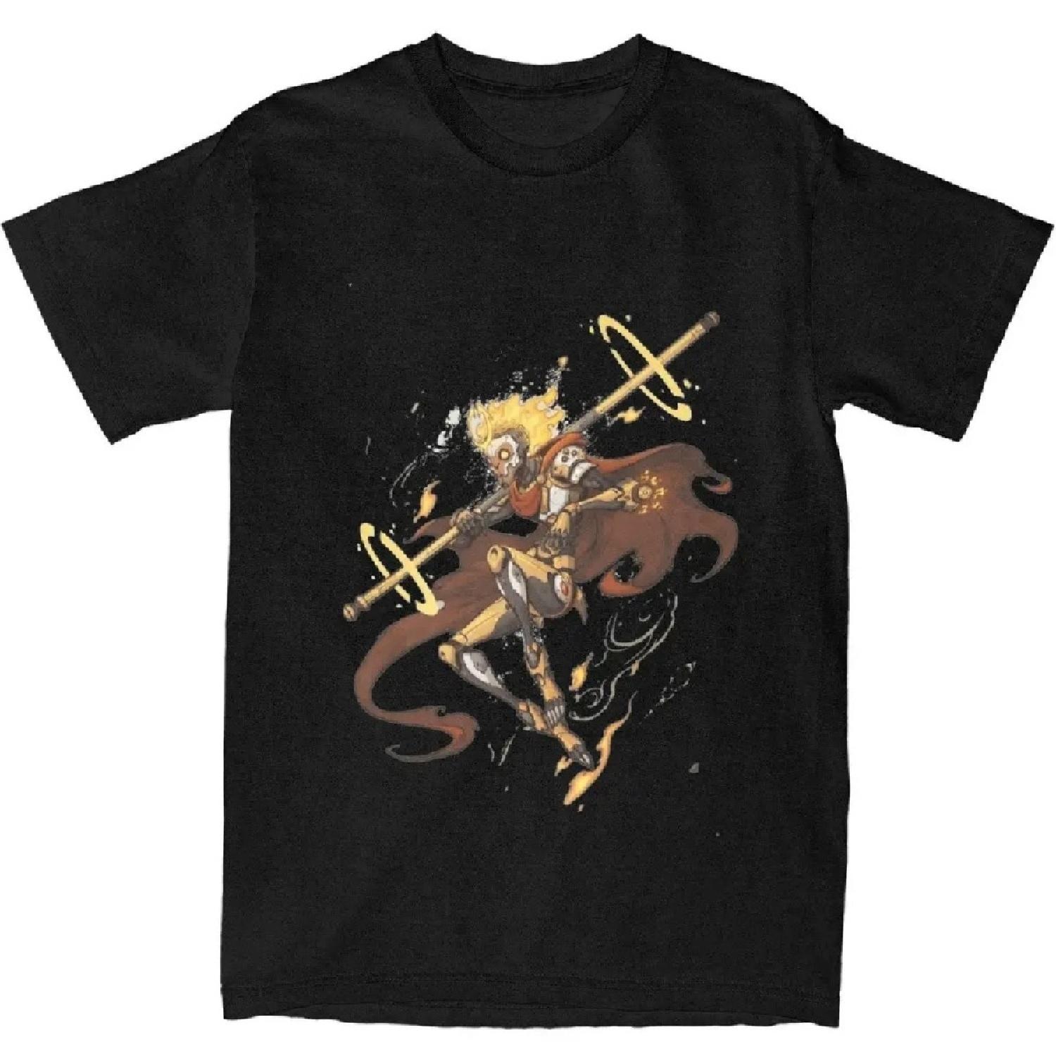 Мужские футболки с персонажами фан-арта Black Myth Wukong, игровые хлопковые топы, пляжная футболка с коротким рукавом, футболка с круглым вырезом, больших размеров XXXXXL чёрный
Мужские футболки с персонажами фан-арта Black Myth Wukong, игровые хлопковые топы, пляжная футболка с коротким рукавом, футболка с круглым вырезом, больших размеров XXXXXL чёрный