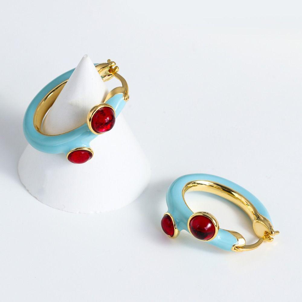 Rhinestone Small Huggie Earring Blue Circle Ear Buckle Enamel Hoop Earrings Women Hoop Earring синій
Rhinestone Small Huggie Earring Blue Circle Ear Buckle Enamel Hoop Earrings Women Hoop Earring синій