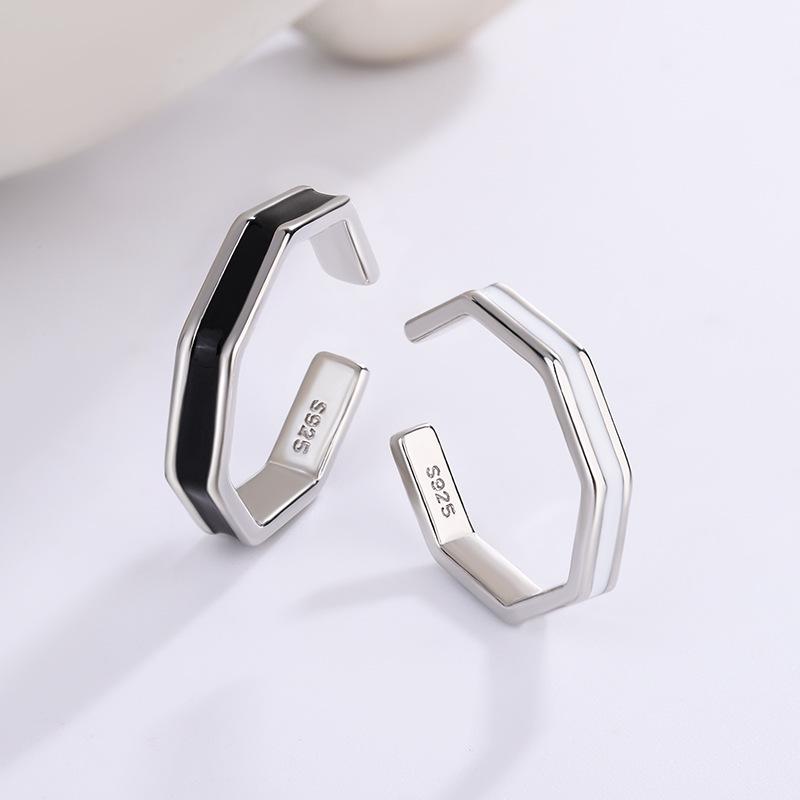 New in 925 Sterling Silver White Black Square Adjustable Rings For Women Wedding Jewelry Wholesale Dropshipping белый
New in 925 Sterling Silver White Black Square Adjustable Rings For Women Wedding Jewelry Wholesale Dropshipping белый
