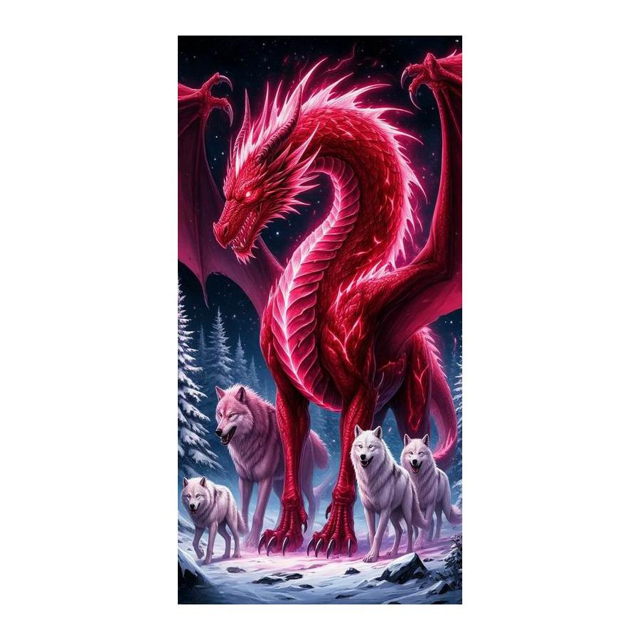 Mountain Dragon Wolf Large Size Diamond Painting New Collection Animals Diy Full Square Round Drill Rhinestone Embroidery Mosaic Cross Stitch Kits Square drill 30x60cm
Mountain Dragon Wolf Large Size Diamond Painting New Collection Animals Diy Full Square Round Drill Rhinestone Embroidery Mosaic Cross Stitch Kits Square drill 30x60cm