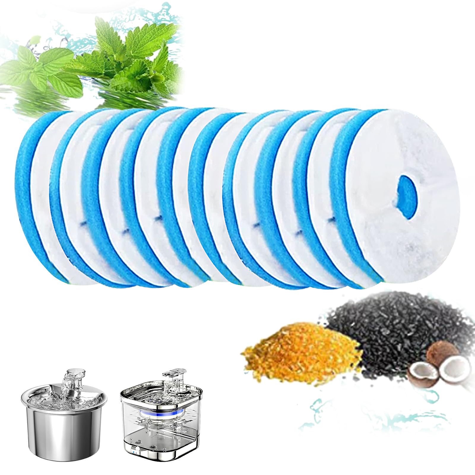 DFBL Cat Water 10 Automatic Pet Ion Exchange Automatic Softening Lower Urinary Tract Health Drinking Cat Pet Replacement Replacement Activated Carbon
DFBL Cat Water 10 Automatic Pet Ion Exchange Automatic Softening Lower Urinary Tract Health Drinking Cat Pet Replacement Replacement Activated Carbon