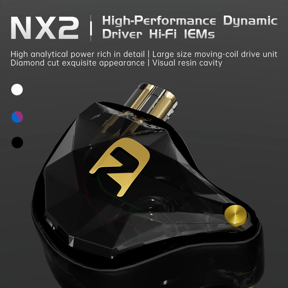 ND NX2 Wired Earphones Dynamic Drive Headphones HiFi Stereo Bass Earbud with Detachable Cable,No Mic Black
ND NX2 Wired Earphones Dynamic Drive Headphones HiFi Stereo Bass Earbud with Detachable Cable,No Mic Black