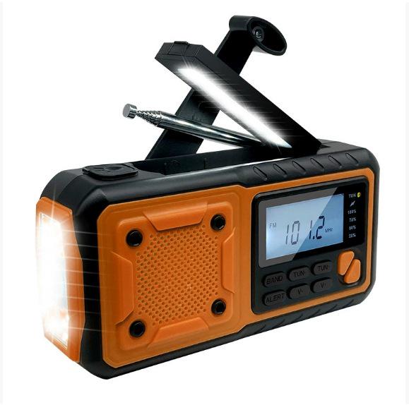 Multifunctional Solar Hand-Crank Emergency Radio with AM/FM/WB, Flashlight, and Power Generator European Version помаранчевий
Multifunctional Solar Hand-Crank Emergency Radio with AM/FM/WB, Flashlight, and Power Generator European Version помаранчевий
