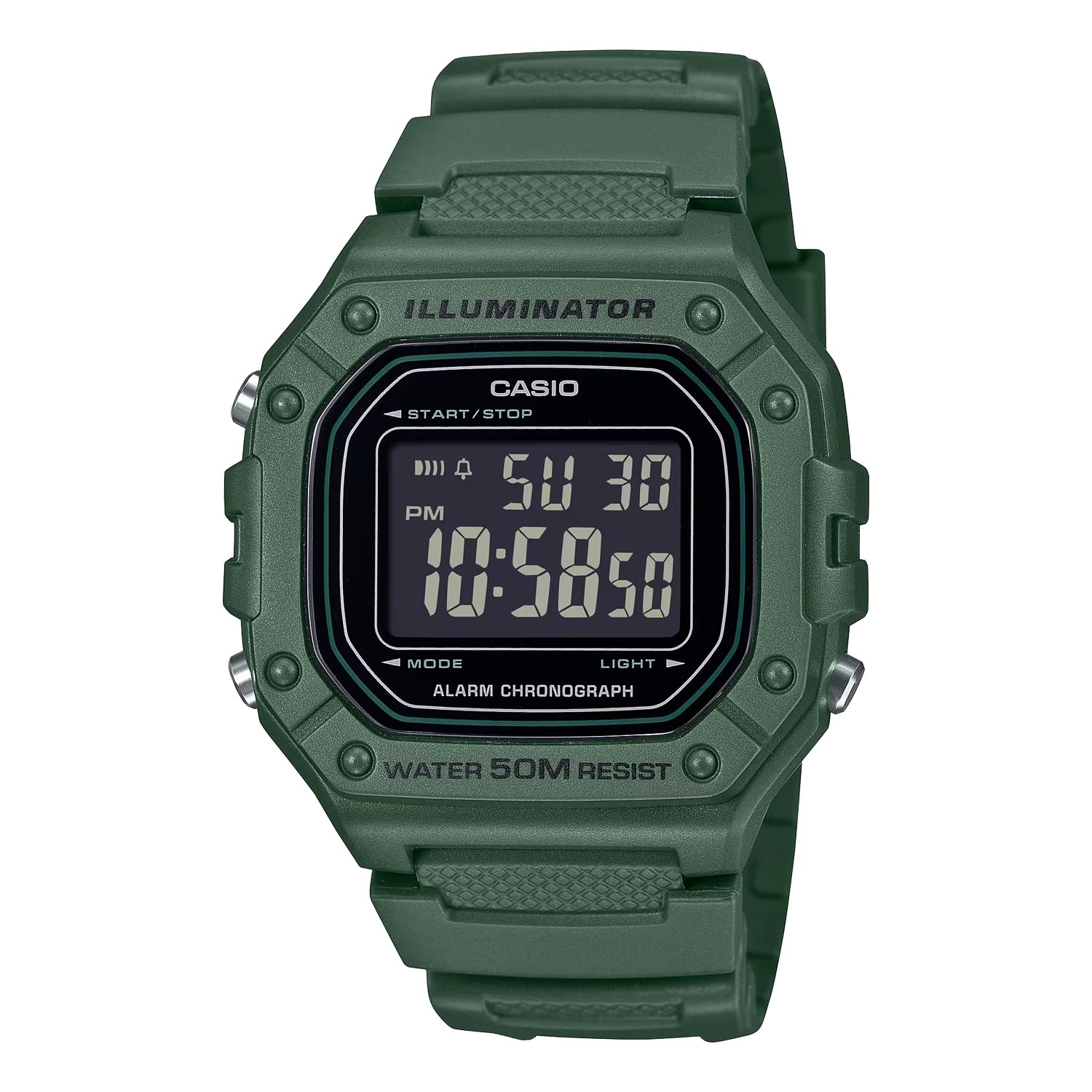 Casio W-218 Series Standard Digital Wristwatch, Men s, Women s, Chippukashi, Overseas Model, Deep Green W-218H-3BV, Waterproof
Casio W-218 Series Standard Digital Wristwatch, Men s, Women s, Chippukashi, Overseas Model, Deep Green W-218H-3BV, Waterproof