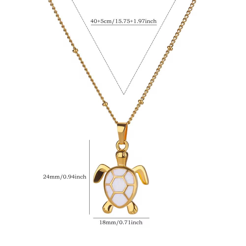 Drip Oil Bees Butterfly Cute Necklace For Women Gold Color Stainless Steel Turtle Charm Choker Christmas Jewelry Romantic Gifts
Drip Oil Bees Butterfly Cute Necklace For Women Gold Color Stainless Steel Turtle Charm Choker Christmas Jewelry Romantic Gifts