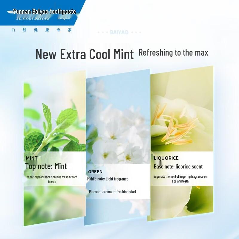 Yunnan Baiyao Fresh Breath & Gum Care Toothpaste
Yunnan Baiyao Fresh Breath & Gum Care Toothpaste