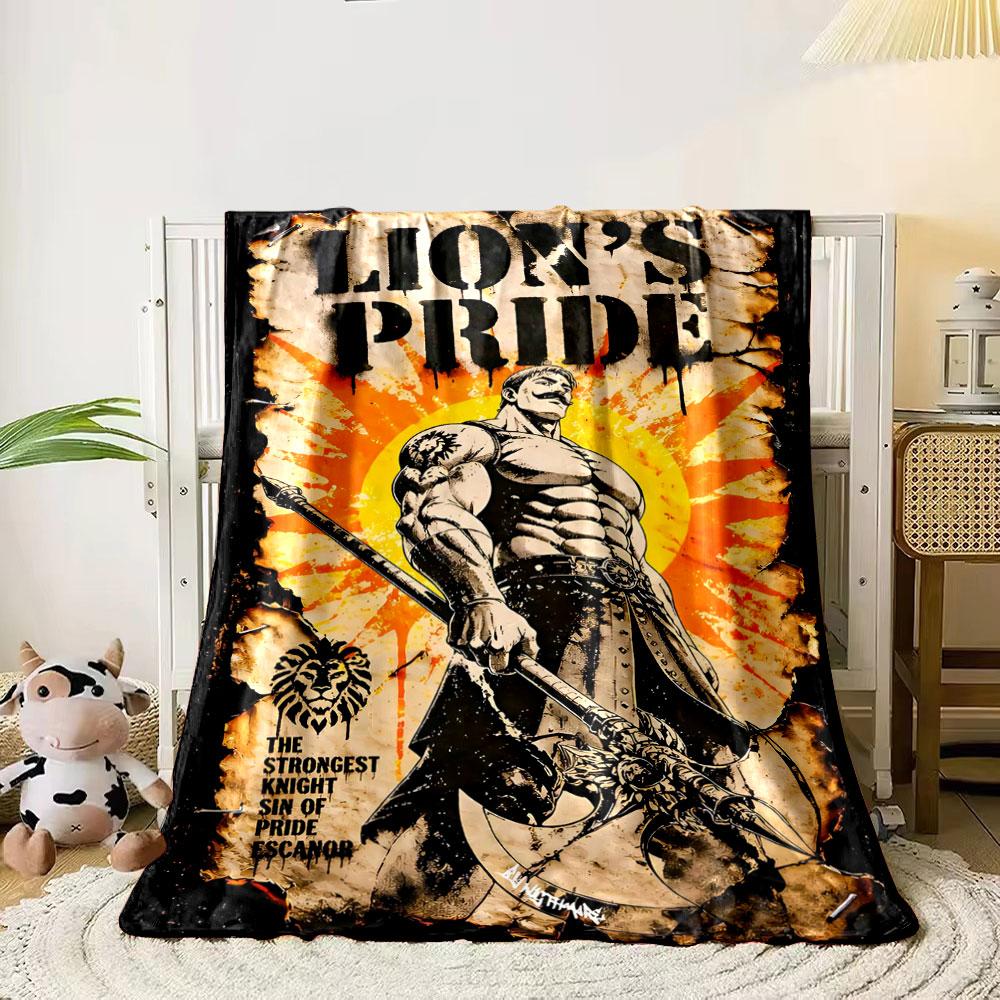 A muscular knight with a large axe stands before a radiant sunburst. for all seasons blanket lunch break throw gift 80cm x 120cm
A muscular knight with a large axe stands before a radiant sunburst. for all seasons blanket lunch break throw gift 80cm x 120cm