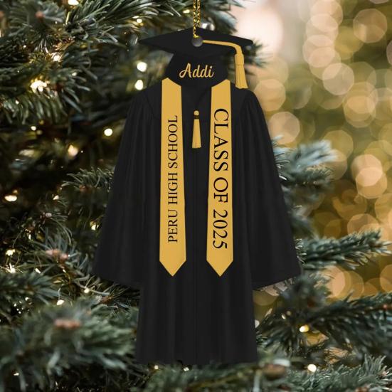 Yousheng 2D Personalized Graduation Ornaments Class of 2025 Graduation Gown Hanging Decoration Custom Name Year Acrylic Keepsake High School College
Yousheng 2D Personalized Graduation Ornaments Class of 2025 Graduation Gown Hanging Decoration Custom Name Year Acrylic Keepsake High School College
