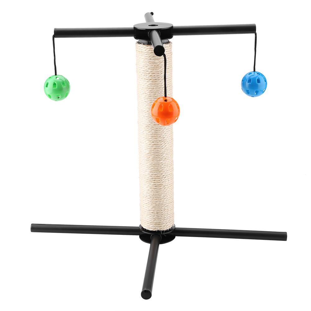 Multifunctional Cat Scratching Post with 4 Bell Balls Stable Framework Cat Game Toy
Multifunctional Cat Scratching Post with 4 Bell Balls Stable Framework Cat Game Toy