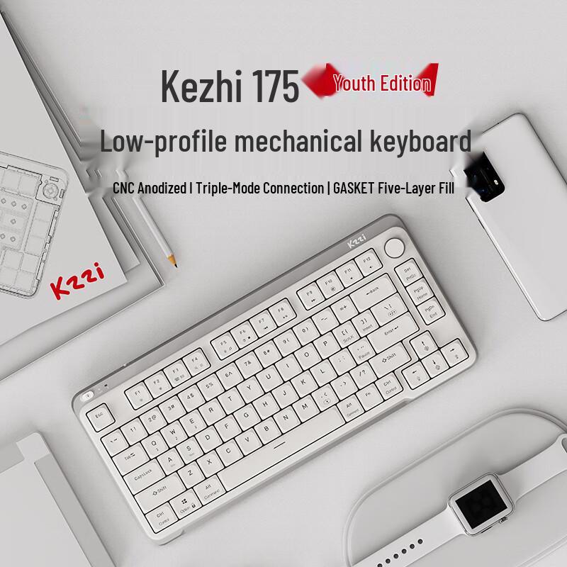 KZZI i75 Молодіжна RGB Низькопрофільна Механічна Клавіатура з Трьома Режимами
KZZI i75 Молодіжна RGB Низькопрофільна Механічна Клавіатура з Трьома Режимами