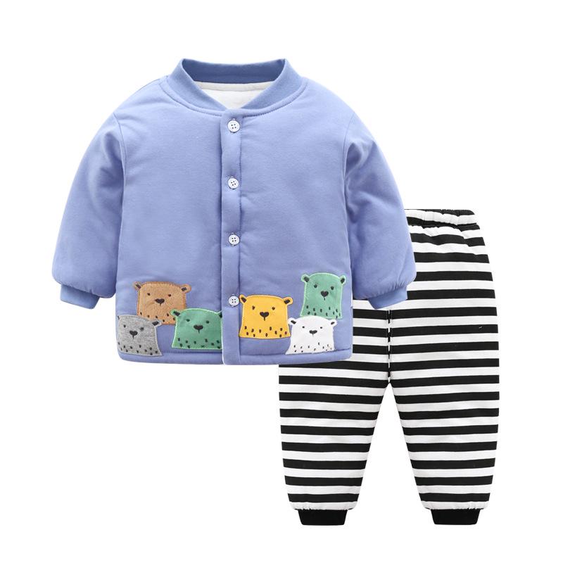 Winter Cotton Two-Piece Set: Warm Cartoon Outfit for Babies 0-6 Years 66 cm
Winter Cotton Two-Piece Set: Warm Cartoon Outfit for Babies 0-6 Years 66 cm