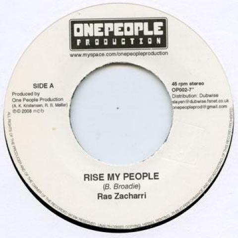 7inch Record RAS ZACHARRI Rise My People OP002 One People Prod 2009 UK Reggae Ska Dub Used
7inch Record RAS ZACHARRI Rise My People OP002 One People Prod 2009 UK Reggae Ska Dub Used