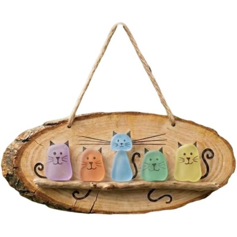 Super Cute Sea Glass Cat Wall Hanging Unique Cats Lover Gift Cat Sea Glass Wall Hanging for Windows Doors Room Outdoor Home
Super Cute Sea Glass Cat Wall Hanging Unique Cats Lover Gift Cat Sea Glass Wall Hanging for Windows Doors Room Outdoor Home