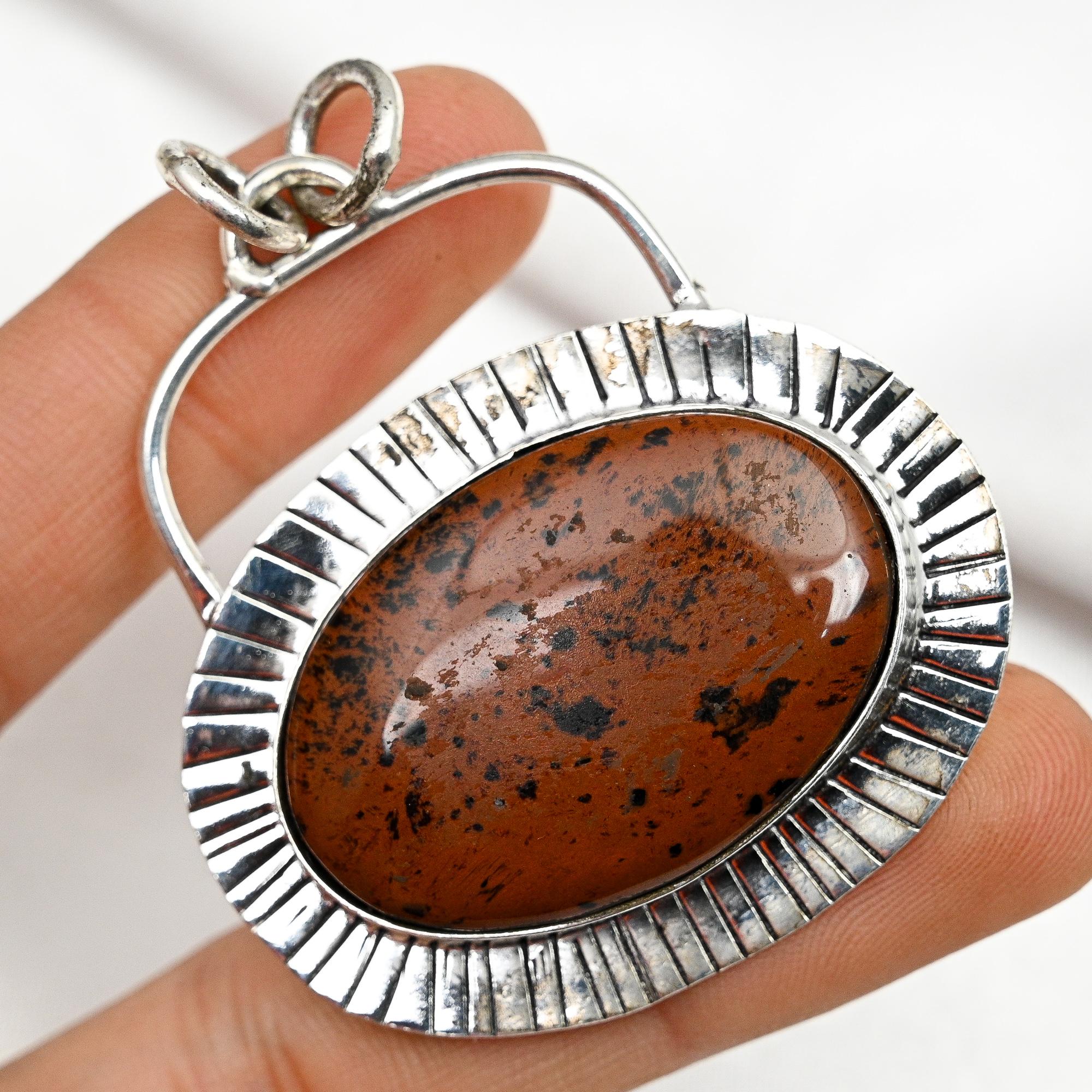 Mahogany Jasper Jewelry, Handmade Gemstone Pendant, 925 Solid Sterling Silver Pendant Antique Jewelry, For Engagement Gift 2.13 Inches коричневый
Mahogany Jasper Jewelry, Handmade Gemstone Pendant, 925 Solid Sterling Silver Pendant Antique Jewelry, For Engagement Gift 2.13 Inches коричневый