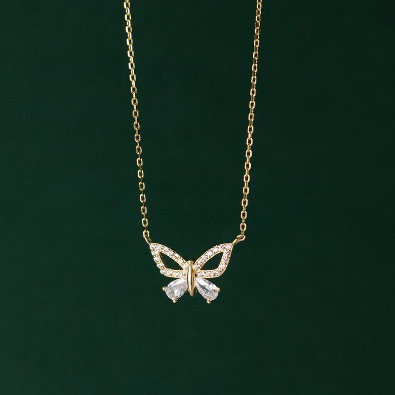 WANTME Sterling Silver Shiny Romantic Butterfly Clavicle Pendant Charm Necklace for Women Fashion Wedding Party Jewelry золотий
WANTME Sterling Silver Shiny Romantic Butterfly Clavicle Pendant Charm Necklace for Women Fashion Wedding Party Jewelry золотий