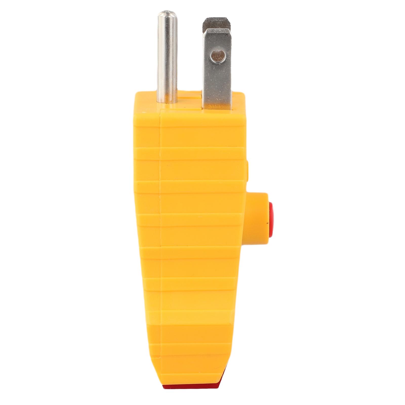 Electrical Fault Detector AC Receptacle Tester Safety Checking 38*32.14*83mm Compact Design Enhanced Electrical Safety China Mainland
Electrical Fault Detector AC Receptacle Tester Safety Checking 38*32.14*83mm Compact Design Enhanced Electrical Safety China Mainland