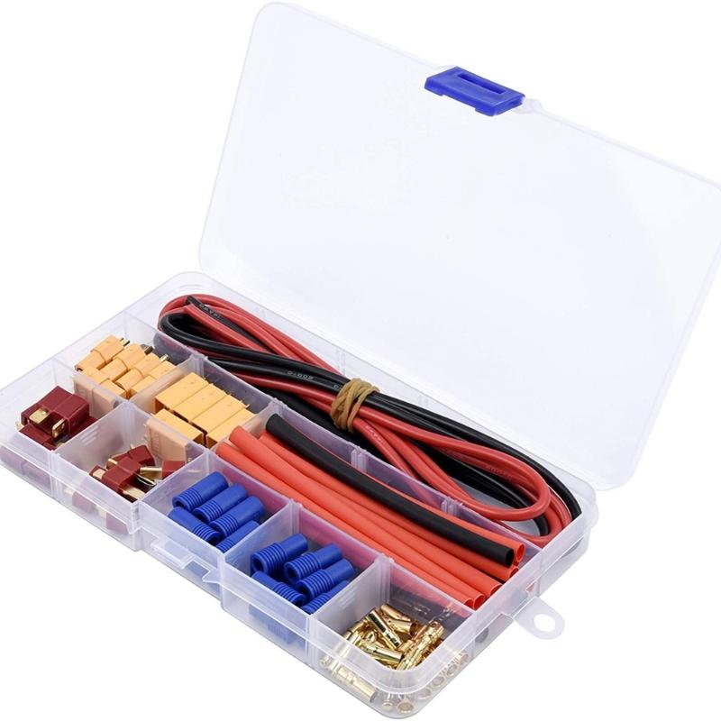 1Set T Plug and EC3 XT60 Male Female Connectors High Temperature Resistant for Battery Charging Adapters 1
1Set T Plug and EC3 XT60 Male Female Connectors High Temperature Resistant for Battery Charging Adapters 1