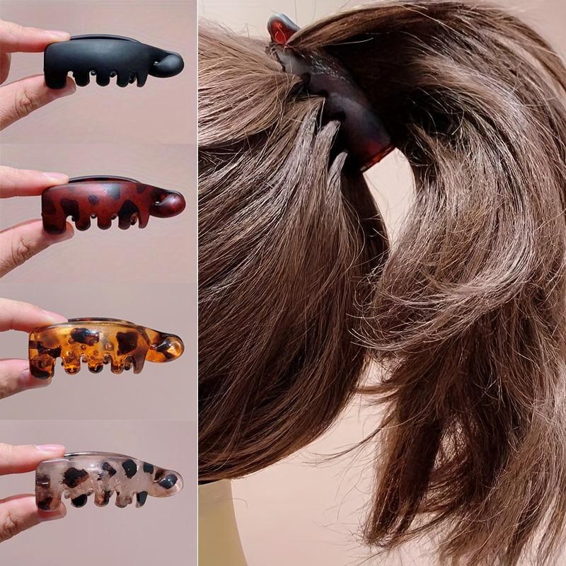 4 Pcs Banana Clips Vertical Clips for Women Elegant High Ponytail Hairpins Twist Clips Simple Hair Accessori Leopard Claw Clip
4 Pcs Banana Clips Vertical Clips for Women Elegant High Ponytail Hairpins Twist Clips Simple Hair Accessori Leopard Claw Clip