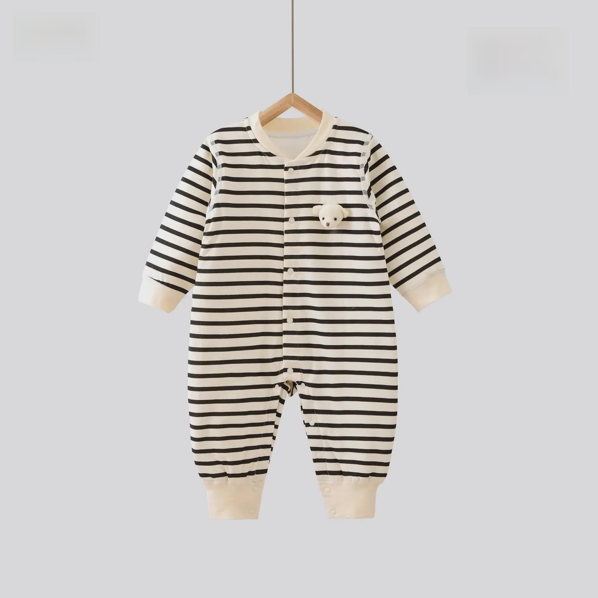 Baby Unisex Quilted Romper - 100% Cotton, Warm, Long-Sleeved, 40g, Perfect for Crawling 66cm
Baby Unisex Quilted Romper - 100% Cotton, Warm, Long-Sleeved, 40g, Perfect for Crawling 66cm