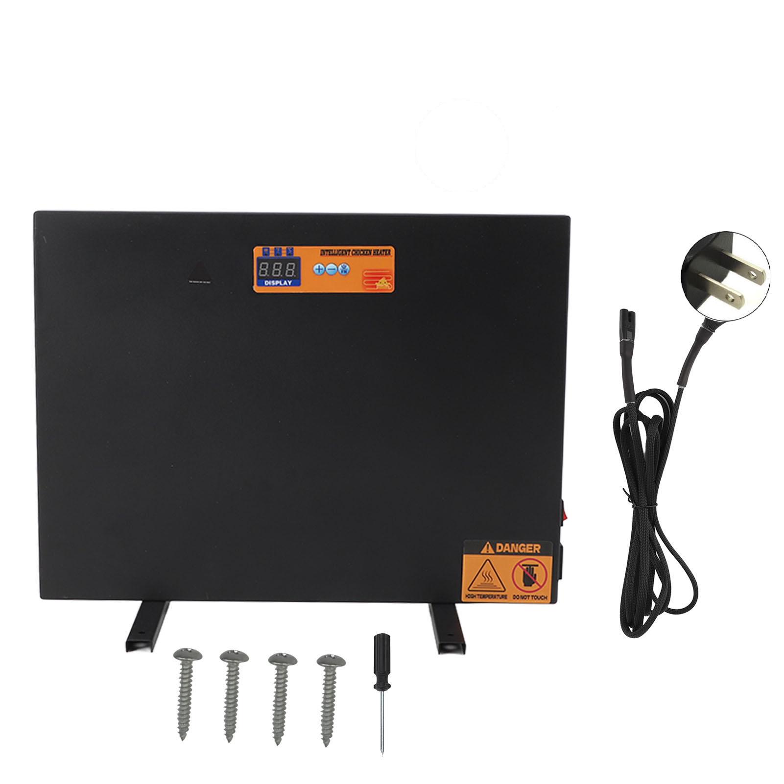 Обогреватель для курятника, черный, 150 Вт, ручное управление, таймер против опрокидывания, термостатический, защита от перегрева
Обогреватель для курятника, черный, 150 Вт, ручное управление, таймер против опрокидывания, термостатический, защита от перегрева