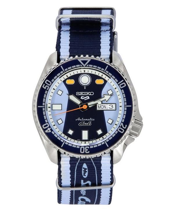 Seiko 5 Sports SKX Sense Style Honda Super Cub Limited Edition с синим циферблатом, автоматические мужские часы SRPK37K1 100M
Seiko 5 Sports SKX Sense Style Honda Super Cub Limited Edition с синим циферблатом, автоматические мужские часы SRPK37K1 100M