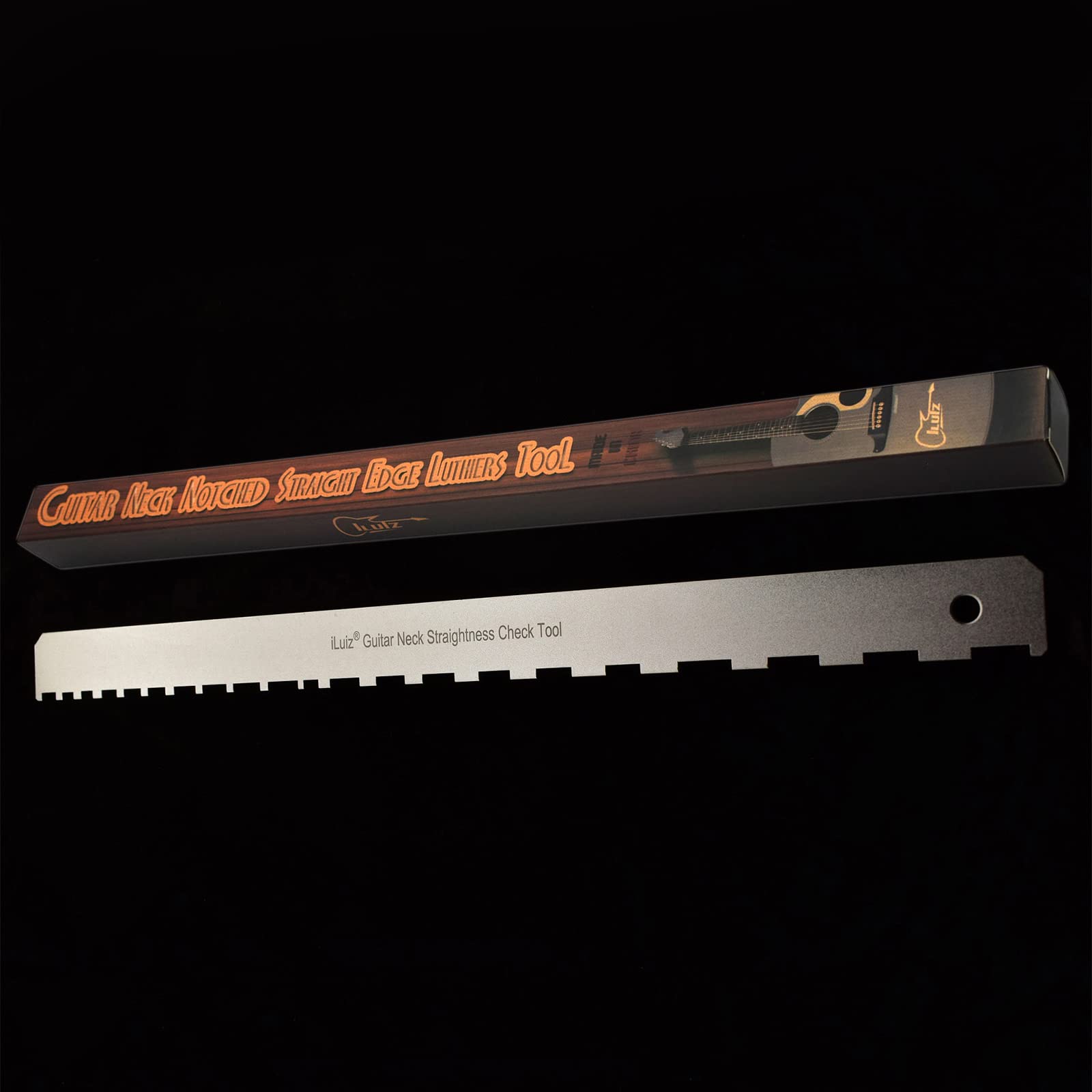 iLuiz Straight Edge Luthier Tool with Guitar Neck Notch for Gibson Fender and Most Guitar Fretboards and Frets
iLuiz Straight Edge Luthier Tool with Guitar Neck Notch for Gibson Fender and Most Guitar Fretboards and Frets