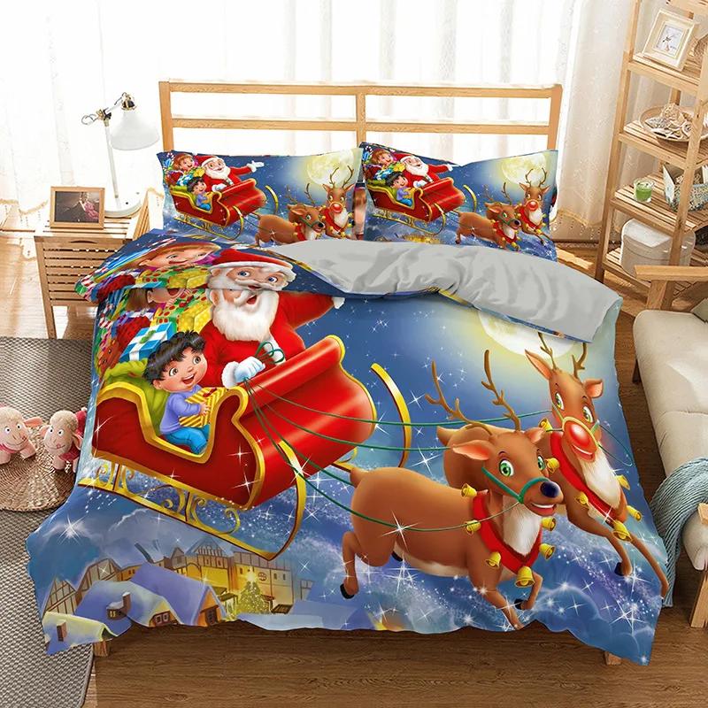3D-печатный комплект постельного белья Merry Christmas Queen/Twin/King Size рождественское украшение для дома постельное белье с подушкой 70x133cm 2pcs
3D-печатный комплект постельного белья Merry Christmas Queen/Twin/King Size рождественское украшение для дома постельное белье с подушкой 70x133cm 2pcs