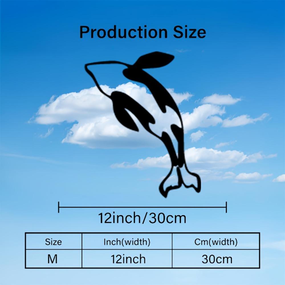 2D Flat Orca Metal Wall Art Black Silhouette Decor Sign 1pc for Living Room Bedroom Office Indoor Outdoor 30cm/12inch
2D Flat Orca Metal Wall Art Black Silhouette Decor Sign 1pc for Living Room Bedroom Office Indoor Outdoor 30cm/12inch