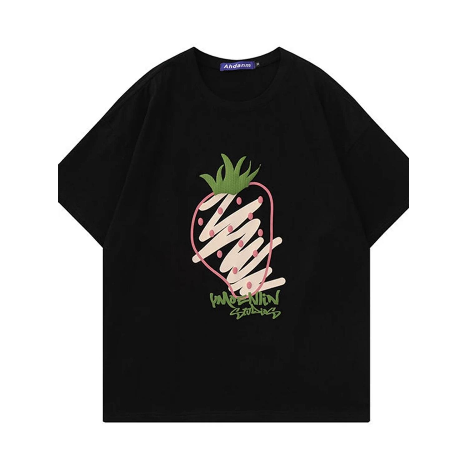 Jmprs Pure Cotton Strawberry T Shirts Women O Neck Casual Loose Kawaii Tees Vintage Cute Summer Preppy Style Japan Retro Tops XXXXXL чорний
Jmprs Pure Cotton Strawberry T Shirts Women O Neck Casual Loose Kawaii Tees Vintage Cute Summer Preppy Style Japan Retro Tops XXXXXL чорний