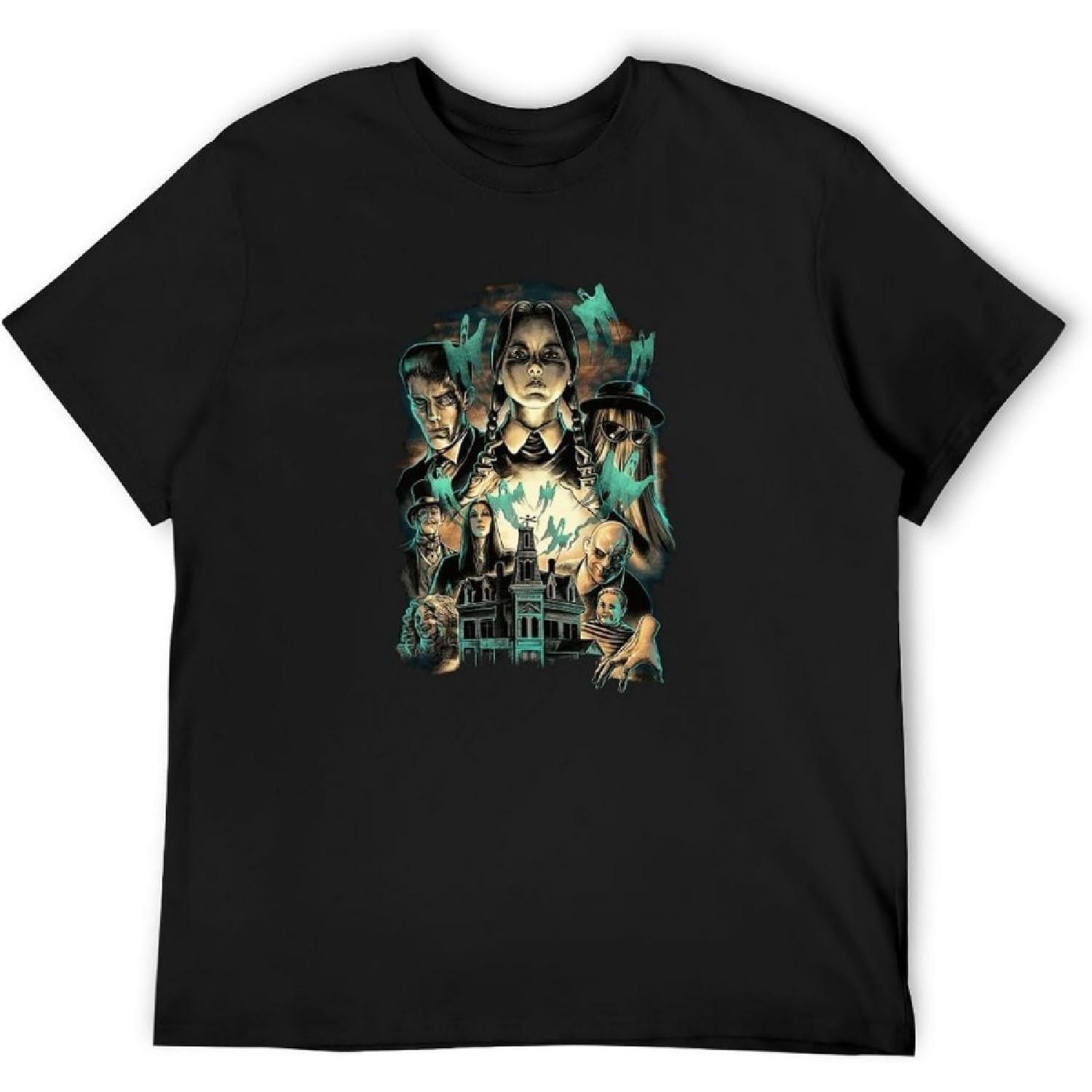 HUA MEI LI The Addams Familly Christina Ricci Raúl Juliá Vintage T Shirt Short Sleeve Funny Top Black XXXXXL різнокольоровий
HUA MEI LI The Addams Familly Christina Ricci Raúl Juliá Vintage T Shirt Short Sleeve Funny Top Black XXXXXL різнокольоровий
