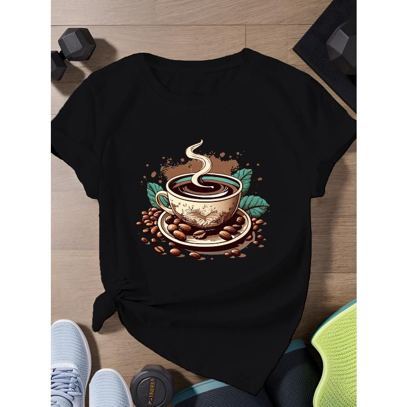European Size Coffee Vintage Women s Plus Size Sports Short Sleeve T-Shirt 4XL чорний
European Size Coffee Vintage Women s Plus Size Sports Short Sleeve T-Shirt 4XL чорний