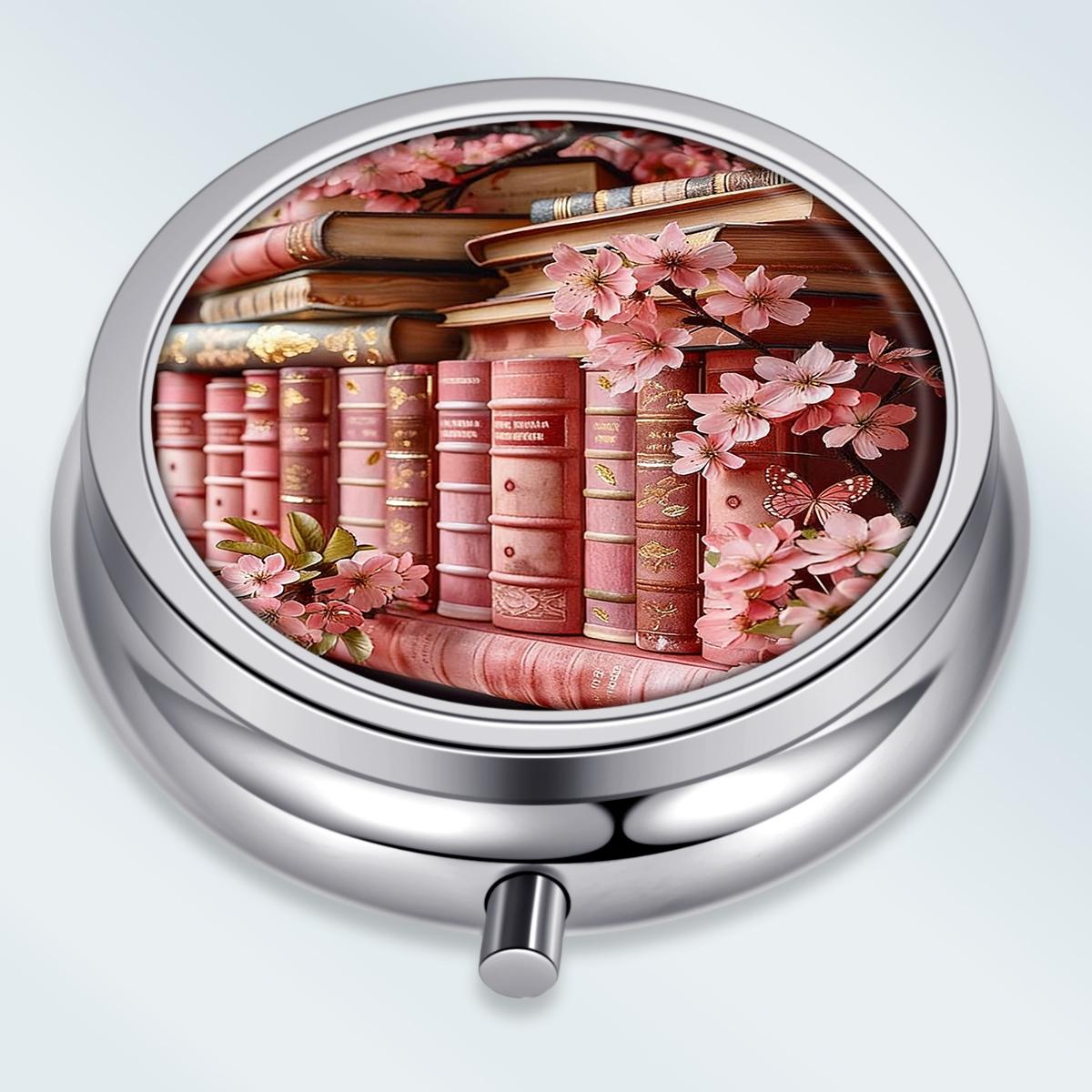 Portable Pill Box with 3 Compartments, Mini Metal Medicine Organizer Case, Cute Printed Pill Container for Vitamins, Pills, Jewelry, Travel, Daily Use
Portable Pill Box with 3 Compartments, Mini Metal Medicine Organizer Case, Cute Printed Pill Container for Vitamins, Pills, Jewelry, Travel, Daily Use