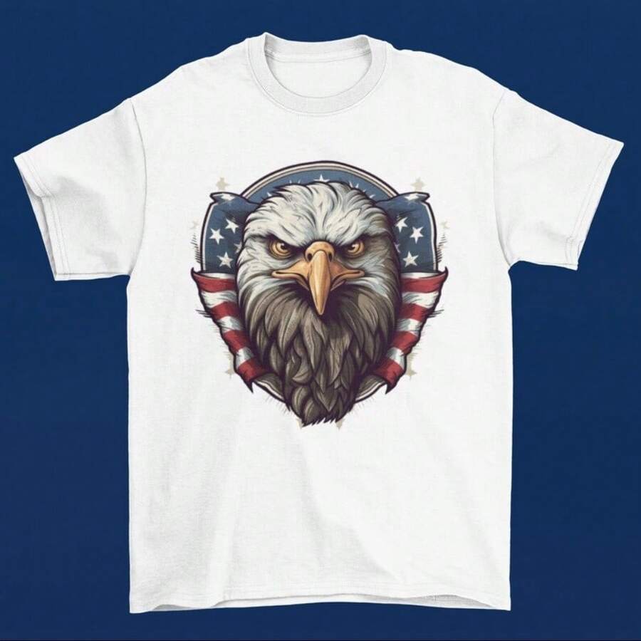 American Flag Graphic Tee for All S
American Flag Graphic Tee for All S