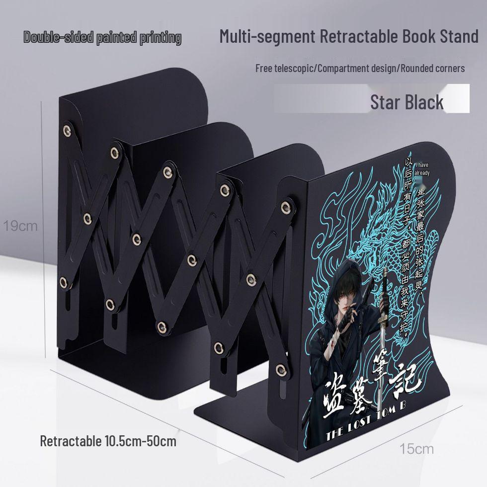 Grave Robbers Chronicles Desktop Organizer: Zhang Qiling Adjustable Folding Book Stand and Thickened Book Clip for Students. Thickened Metal Retractable Bookshelf
Grave Robbers Chronicles Desktop Organizer: Zhang Qiling Adjustable Folding Book Stand and Thickened Book Clip for Students. Thickened Metal Retractable Bookshelf