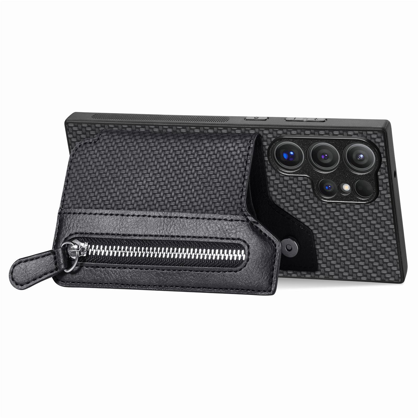 C1-04 For Samsung Galaxy S24 Ultra Case Carbon Fiber Texture PU Leather Coated PC+TPU Phone Cover Black
C1-04 For Samsung Galaxy S24 Ultra Case Carbon Fiber Texture PU Leather Coated PC+TPU Phone Cover Black