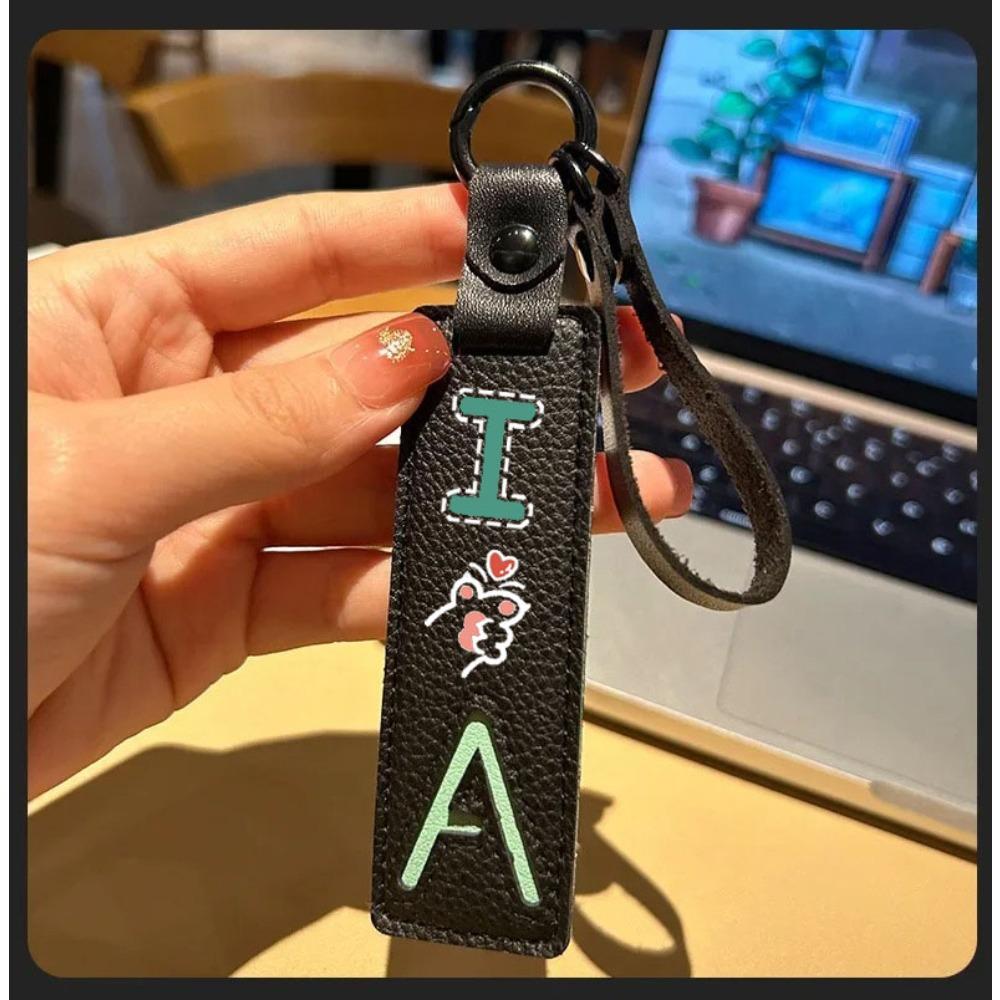 Popular A-Z 26 Letter Leather Keychain Cat with Handbag Keyring for Woman Man Moto Car Couple s Pendant Key Ring Chain Gift
Popular A-Z 26 Letter Leather Keychain Cat with Handbag Keyring for Woman Man Moto Car Couple s Pendant Key Ring Chain Gift