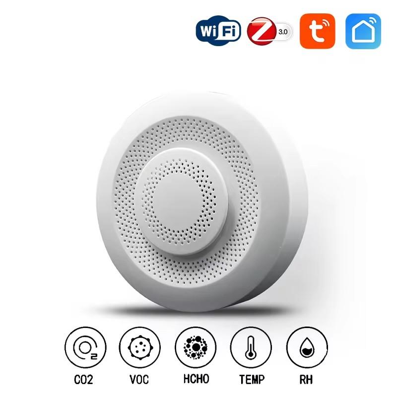Smart Tuya Zigbee / WIFI Airbox CO2 Formaldehyde VOC Detector Temperature Humidity Sensor App Control Smart Home Scene Linkage Tuya zigbee
Smart Tuya Zigbee / WIFI Airbox CO2 Formaldehyde VOC Detector Temperature Humidity Sensor App Control Smart Home Scene Linkage Tuya zigbee
