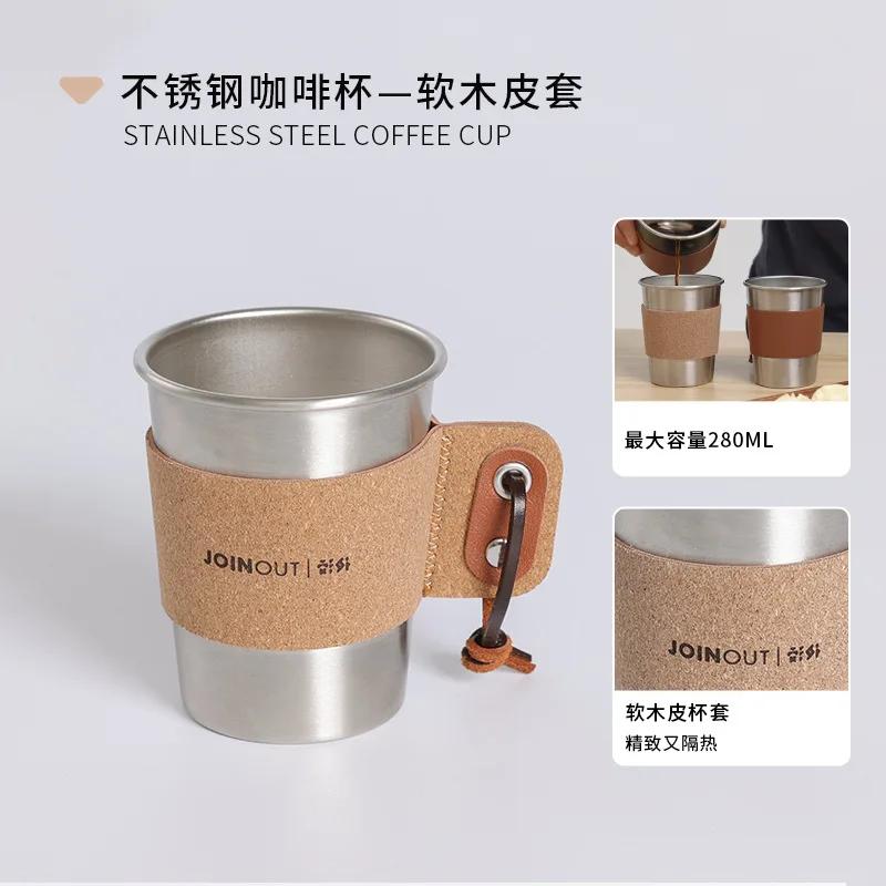 Outdoor Portable Carry-on Stainless Steel Mug with Handle,Fashion Coffee Mug with Wooden Lid,Cork Leather/PU Leather Cup Sleeve
Outdoor Portable Carry-on Stainless Steel Mug with Handle,Fashion Coffee Mug with Wooden Lid,Cork Leather/PU Leather Cup Sleeve