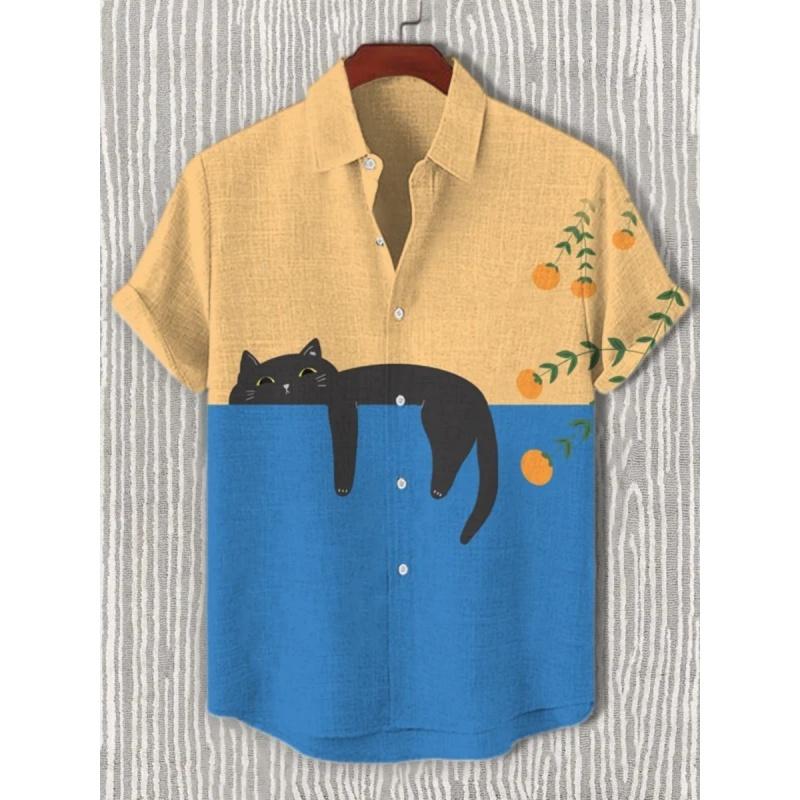3D Printed Fun Cat Fish Hawaiian Shirt for Men Cute Animals Pattern Aloha Shirts Summer Short Sleeve Tops Street 2XL
3D Printed Fun Cat Fish Hawaiian Shirt for Men Cute Animals Pattern Aloha Shirts Summer Short Sleeve Tops Street 2XL