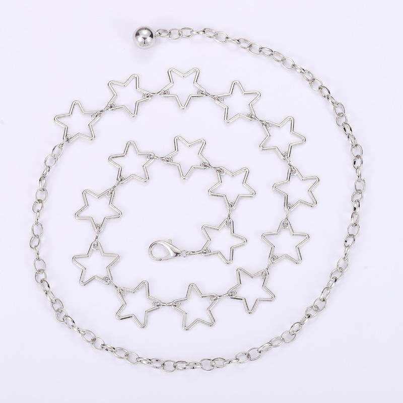 Mei Mary Women s waist chain - versatile fashion hollow-out star accent dress & shirt cincher belt срібний
Mei Mary Women s waist chain - versatile fashion hollow-out star accent dress & shirt cincher belt срібний