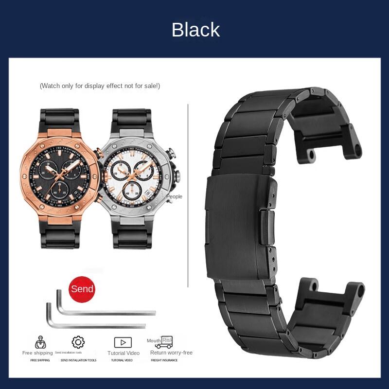 Титановий сплав ремінець для годинника для T141 Tissot 1853 серії T-Race T141.417 Водонепроникний металевий ремінець для годинника 24мм Браслет чоловічий з інструментом 24mm чорний
Титановий сплав ремінець для годинника для T141 Tissot 1853 серії T-Race T141.417 Водонепроникний металевий ремінець для годинника 24мм Браслет чоловічий з інструментом 24mm чорний