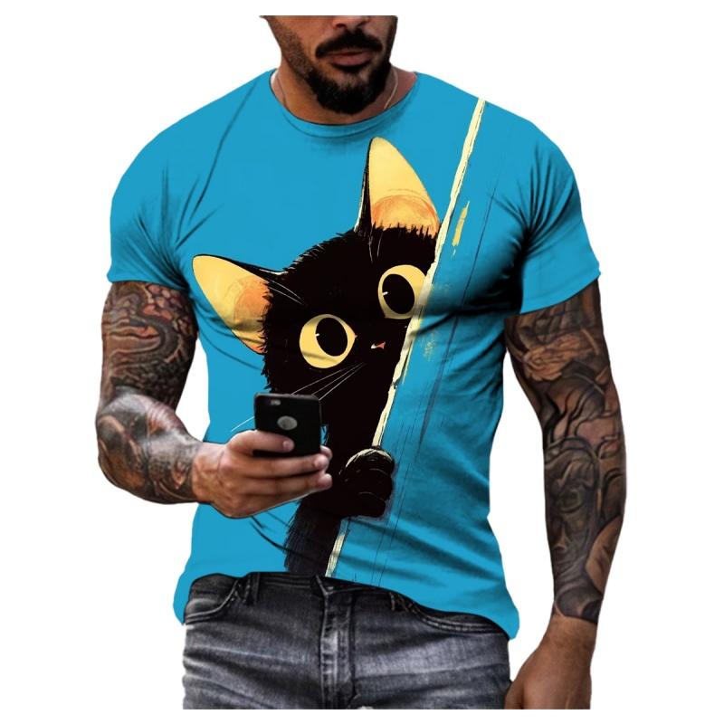 3D Printed Cute Big Eyes Cat T Shirt For Men Funny Pattern Short-Sleeved 6XL
3D Printed Cute Big Eyes Cat T Shirt For Men Funny Pattern Short-Sleeved 6XL