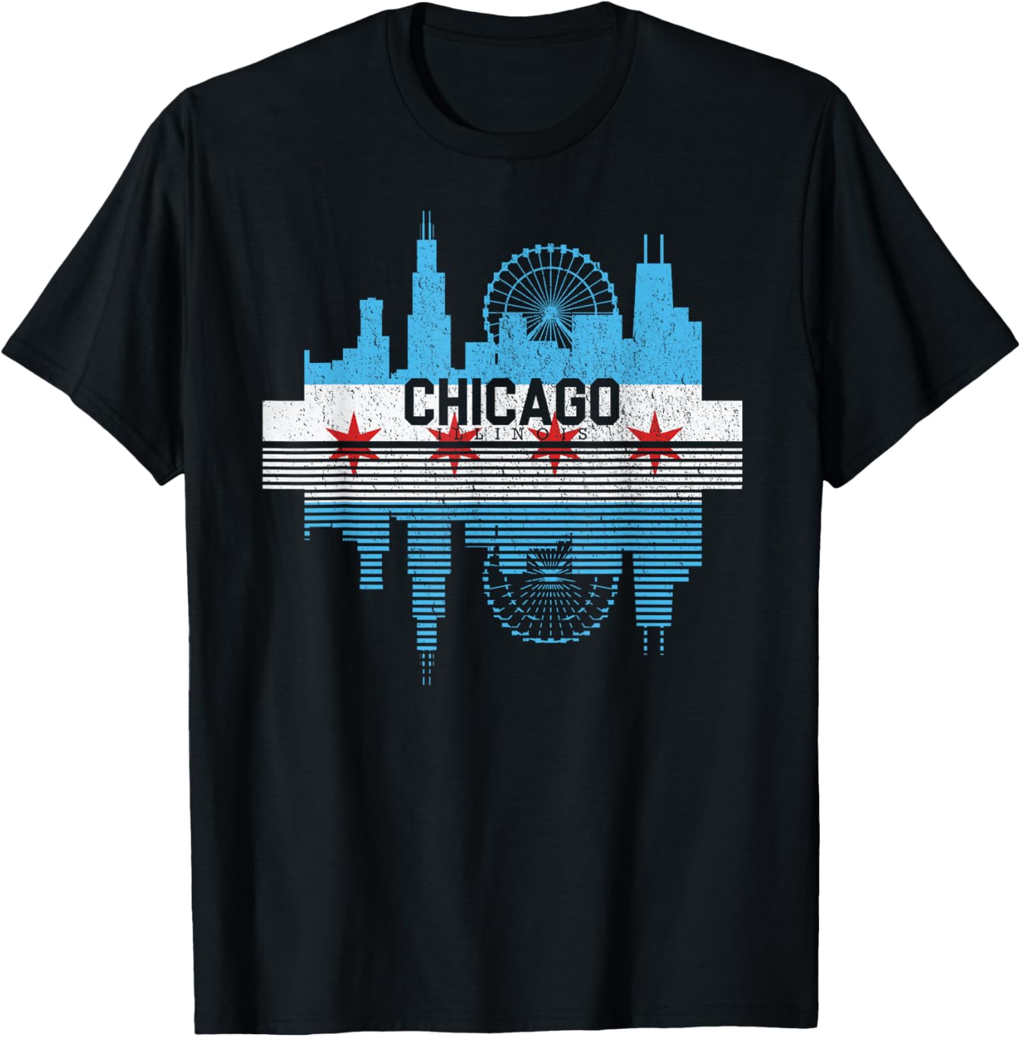 Vintage Chicago Illinois Flag Skyline Men Women T-Shirt 5XL різнокольоровий
Vintage Chicago Illinois Flag Skyline Men Women T-Shirt 5XL різнокольоровий