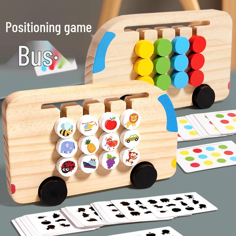 Four-Color Double-Sided Bus Game Board for Children s Logical Thinking and Early Education
Four-Color Double-Sided Bus Game Board for Children s Logical Thinking and Early Education