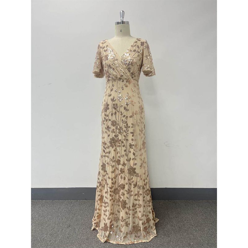 Evening Party Dress Long Maxi Sexy Birthday Dress Gold Formal Dress Light Gold S
Evening Party Dress Long Maxi Sexy Birthday Dress Gold Formal Dress Light Gold S