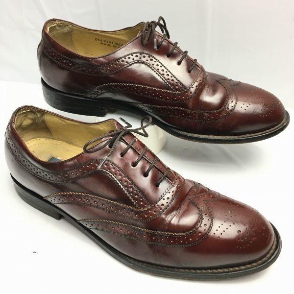 STAFFORD Full Brogue Wingtip Goodyear Welted Shoes Burgundy Size 9D (26.5-27.0) Men s(USED)
STAFFORD Full Brogue Wingtip Goodyear Welted Shoes Burgundy Size 9D (26.5-27.0) Men s(USED)